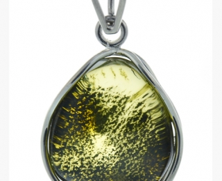 K0114 Wisiorek zawieszka Bursztyn Srebro p. 925