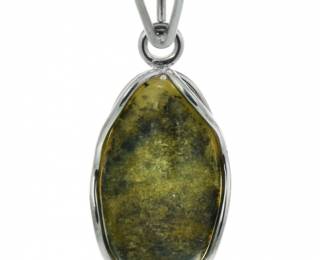 K0121 Wisiorek zawieszka Bursztyn Srebro p. 925