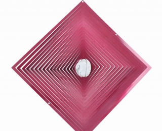 Wind Spinner - Kwadrat + Kryształ