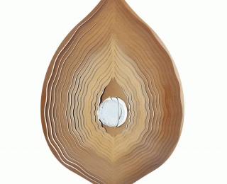 Wind Spinner - Liść + Kryształ