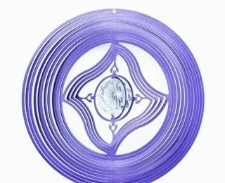 Wind Spinner - Kolczyk + Kryształ