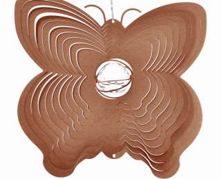 Wind Spinner - Motyl 2 + Kryształ