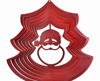 Wind Spinner - Mikołaj w choince Duży