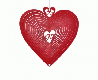 Wind Spinner - Serce 2 Małe