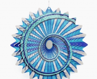 Wind Spinner - Gwiazda Splash Średnia Multikolor