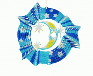 Wind Spinner - Księżyc Mały Multikolor