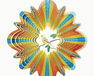 Wind Spinner - Ptaszek Średni Multikolor