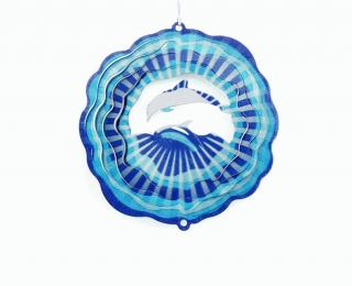 Wind Spinner - Delfin 2 Mały Multikolor