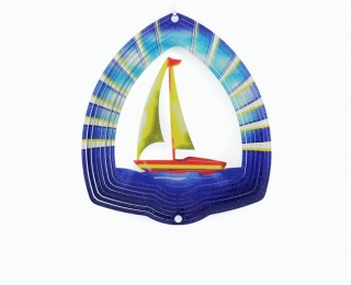 Wind Spinner - Łódka 2 Mała Multikolor